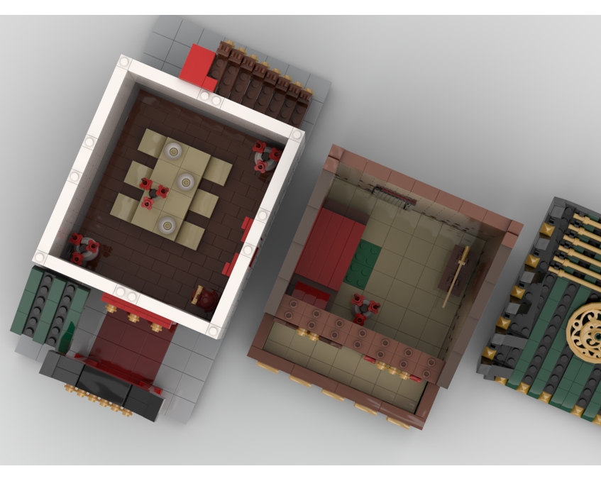 MOC - Modular China Town Street build from 6 MOCs - How to build it