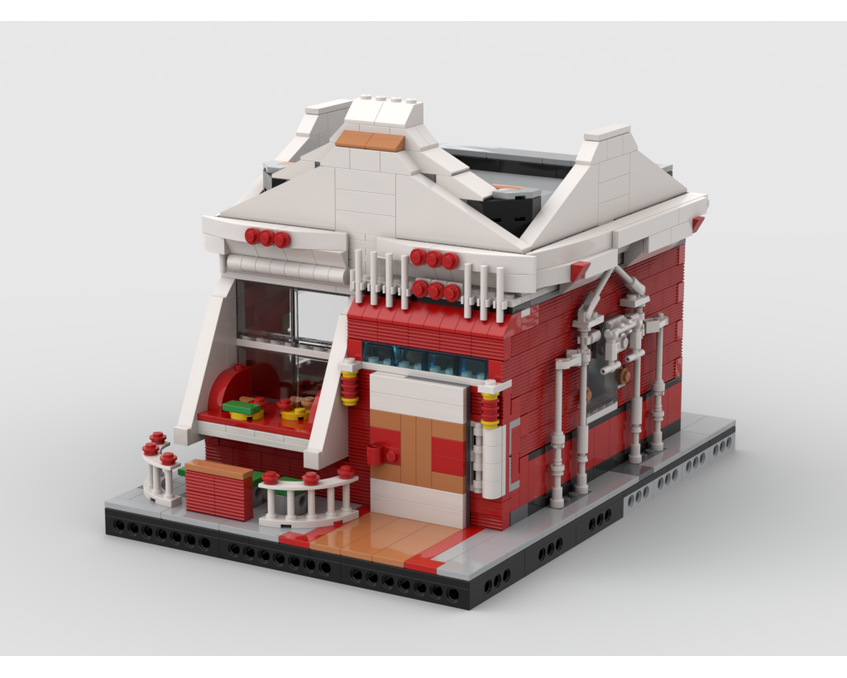 MOC - 10272 Modular Sushi Bar Alternative Build - How to build it