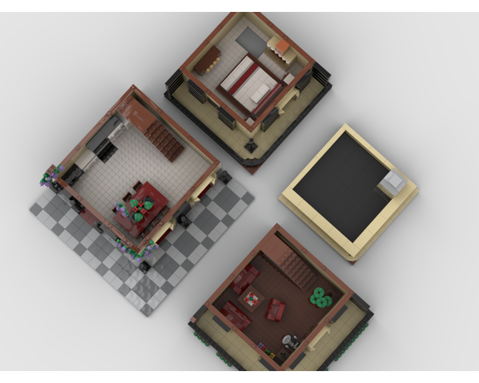 MOC - Modular Italian House - How to build it