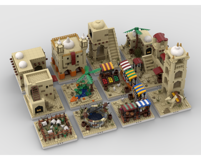 MOC - Desert Village 2.0 Moc - How to build it