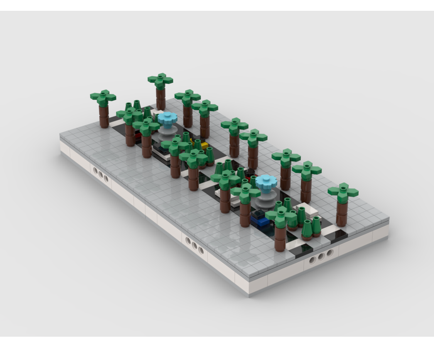 MOC - Modular City Las Vegas | Build from 11 MOCs - How to build it