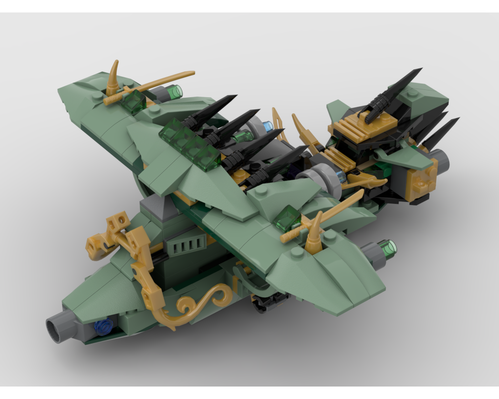 MOC - 70612 Fighter Jet Alternative Build - How to build it