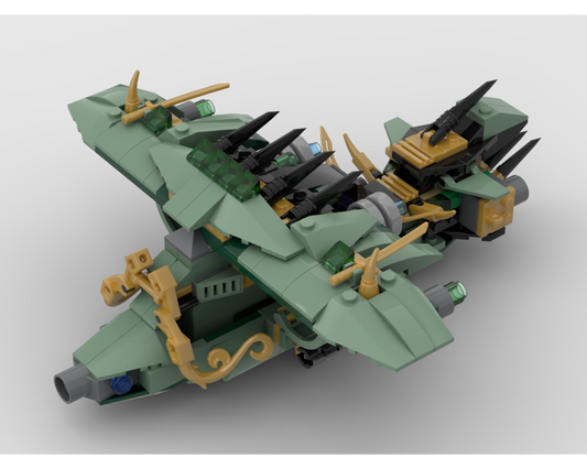 MOC - 70612 Fighter Jet Alternative Build - How to build it