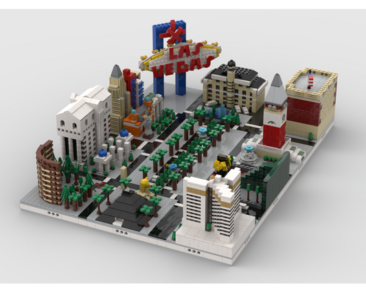 MOC - Modular City Las Vegas | Build from 11 MOCs - How to build it