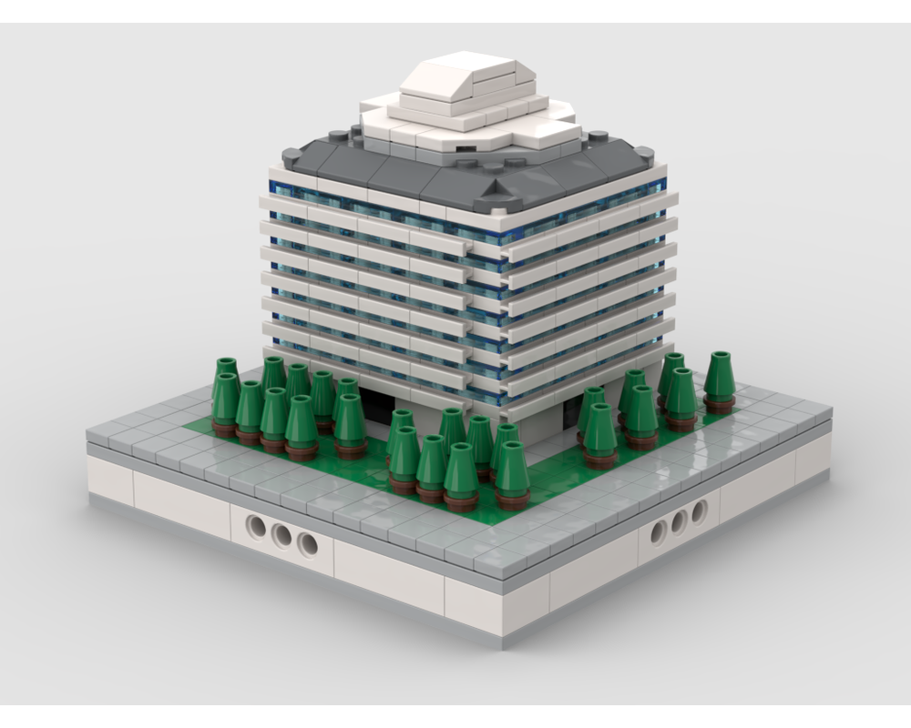 MOC - Skyscraper Modular City | build from 14 MOCs - How to build it