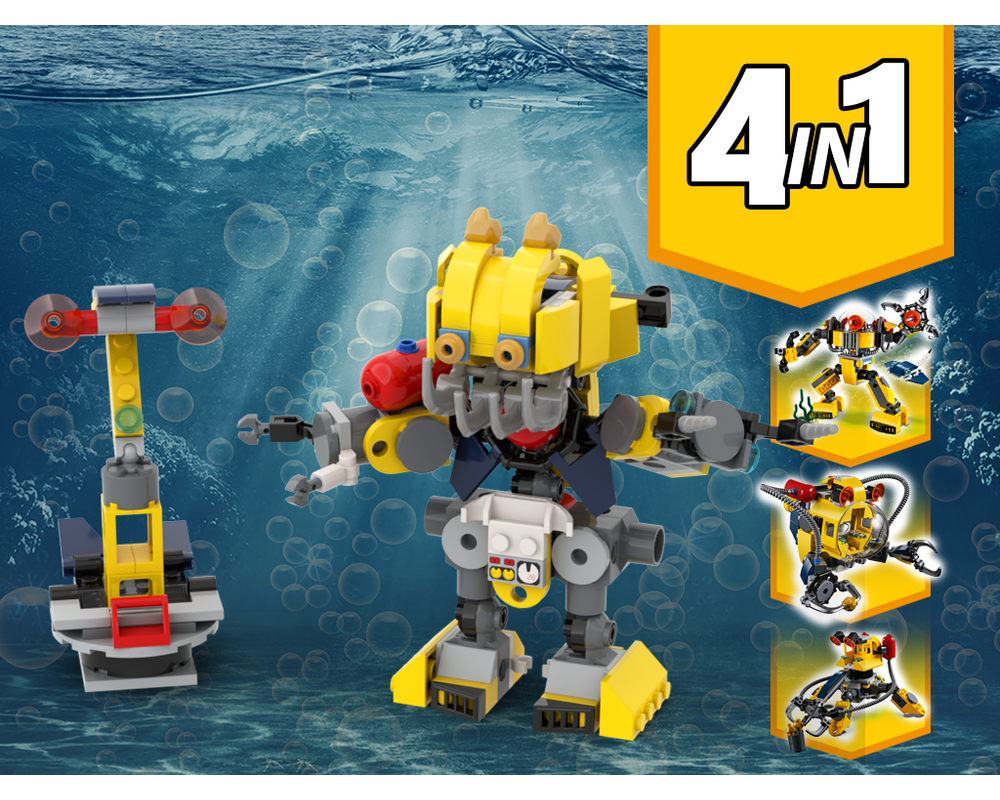 MOC - 31090 Robot Alternative Build - How to build it