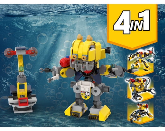 MOC - 31090 Robot Alternative Build - How to build it