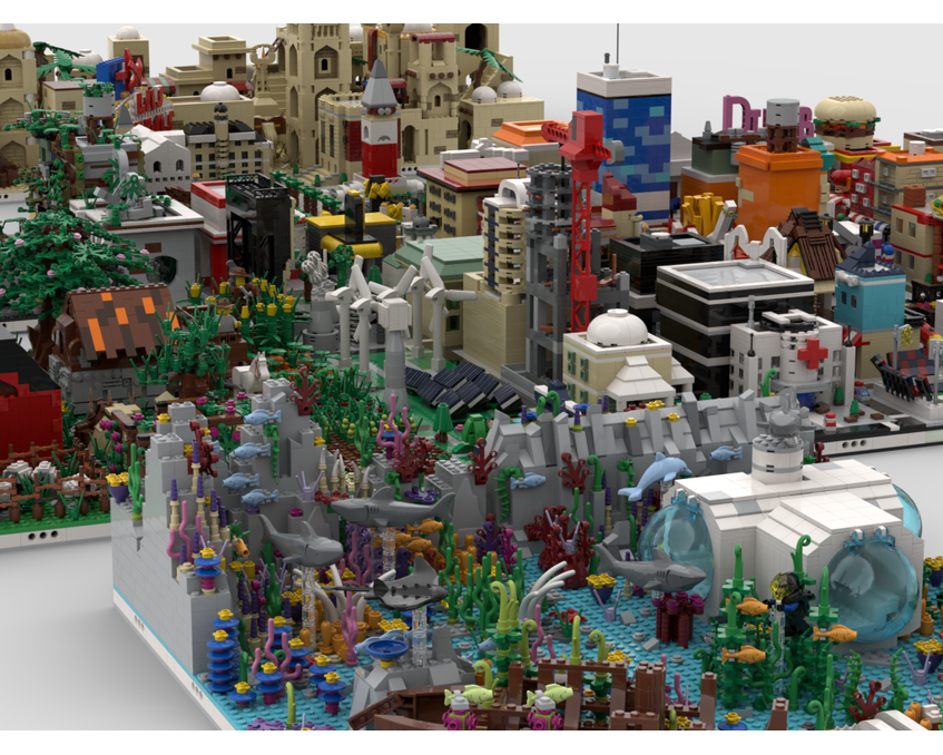 MOC - Modular World | build from 109 MOCs - How to build it