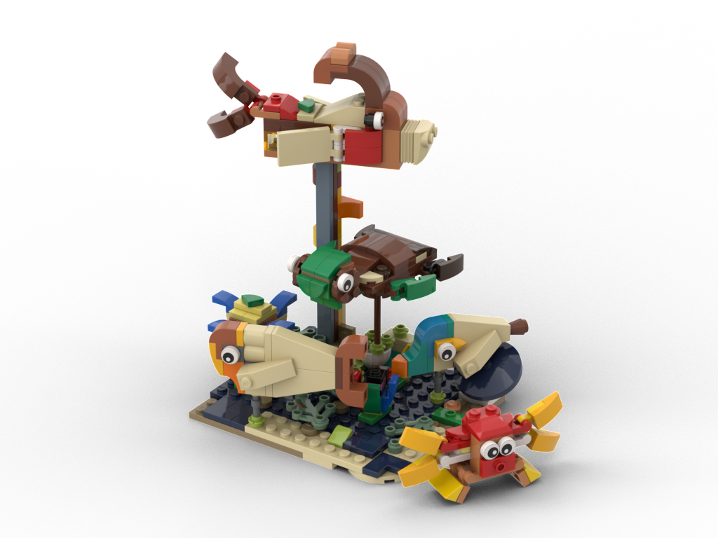 MOC - בנייה אלטרנטיבית לערכת Reef Life 31143