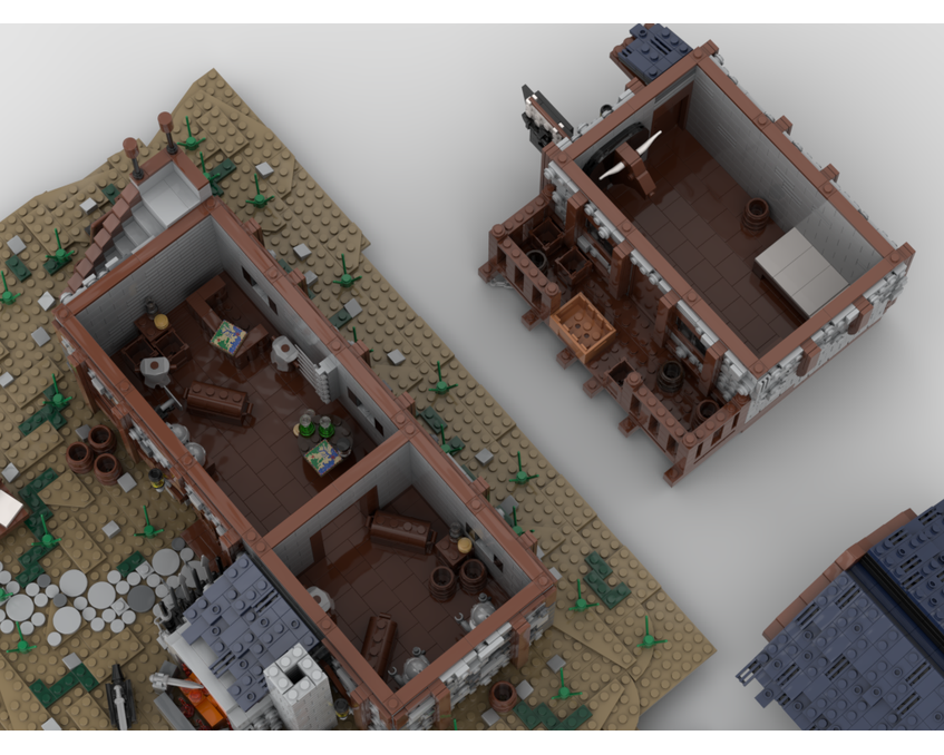 MOC - The Blacksmith House - How to build it