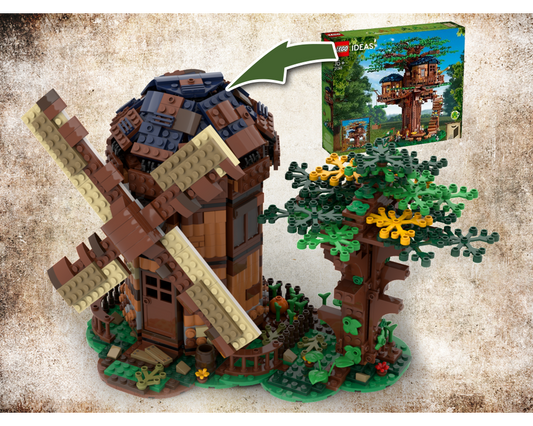 MOC - 21318 windmill Alternative Build - How to build it