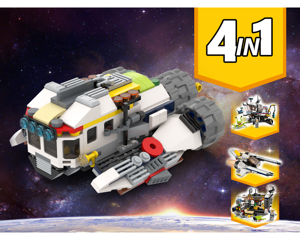 MOC - 31107 Space Shuttle Alternative Build - How to build it
