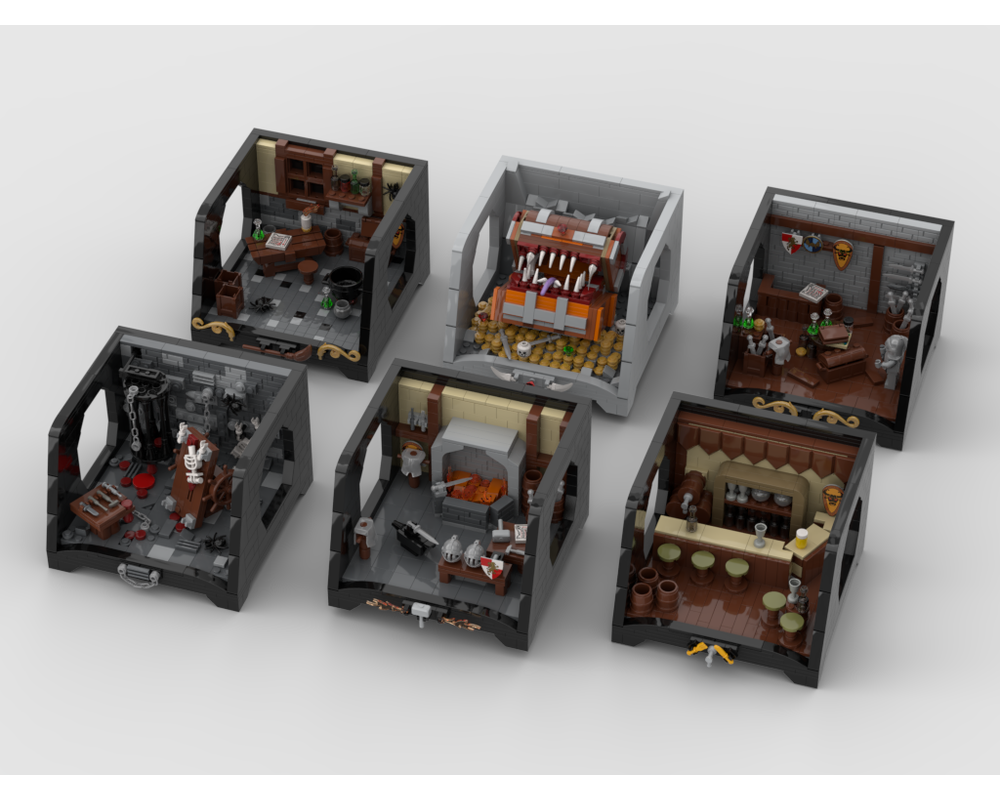 MOC - Medieval series | Build from 6 MOCs - How to build it