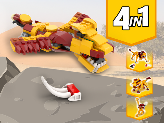 MOC - 31112 Fly Dinosaur Alternative Build - How to build it