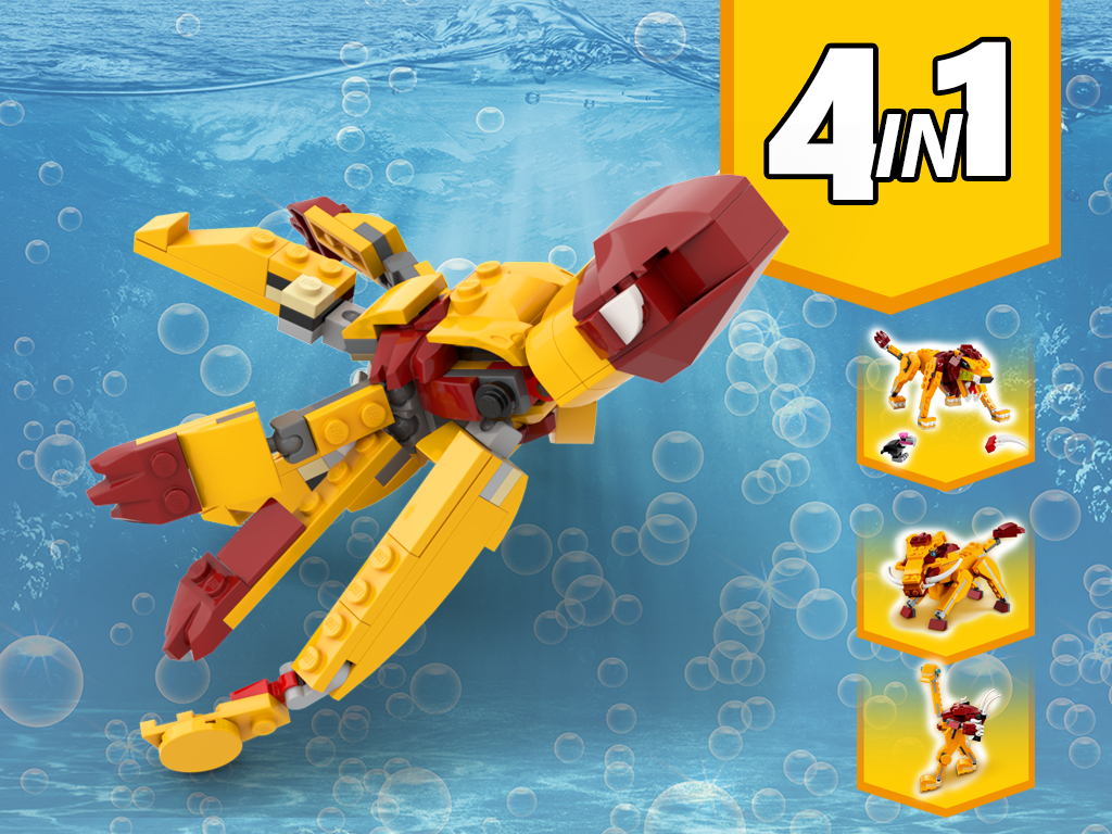 MOC - 31112 Octopus Alternative Build - How to build it