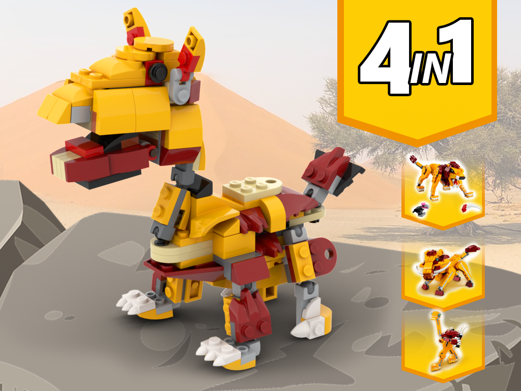 MOC - 31112 Giraffe Alternative Build - How to build it