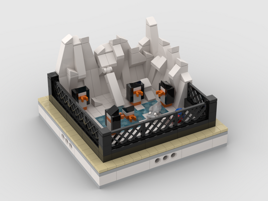 MOC - Penguins | mini modular ZOO - How to build it