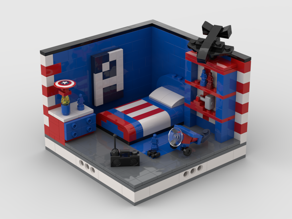 MOC - Super Heroes Room Design #11 - How to build it