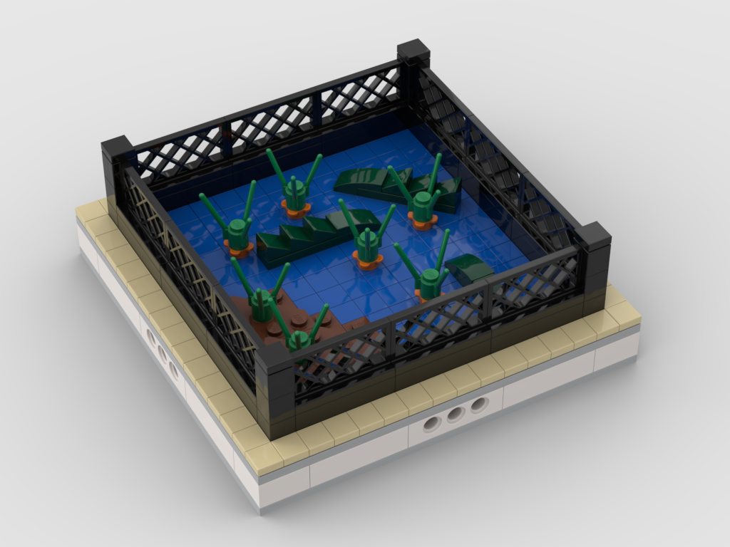 MOC - Alligator | mini modular ZOO - How to build it