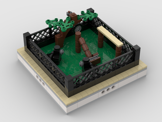 MOC - Gorillas | mini modular ZOO - How to build it
