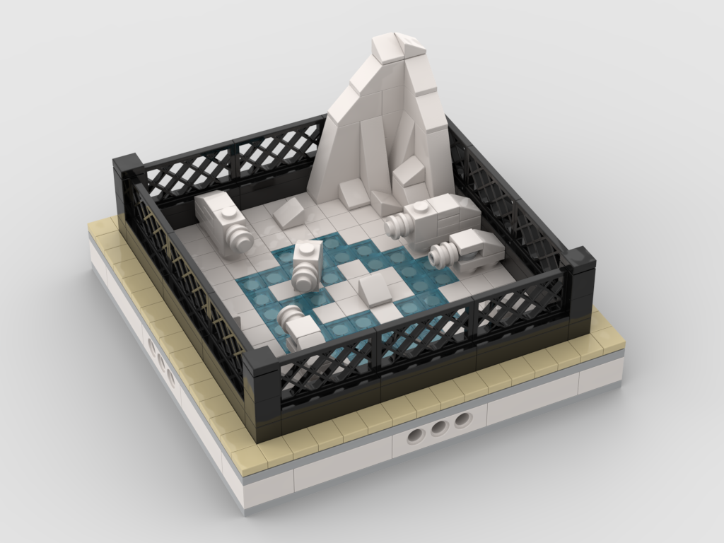 MOC - Polar Bear | mini modular ZOO - How to build it