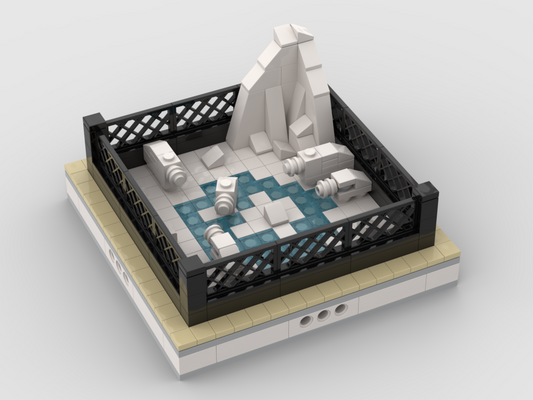 MOC - Polar Bear | mini modular ZOO - How to build it