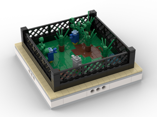 MOC - Peacock | mini modular ZOO - How to build it