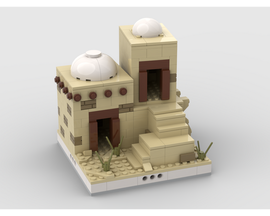 MOC - Desert House #6 for a Modular Desert village - How to build it