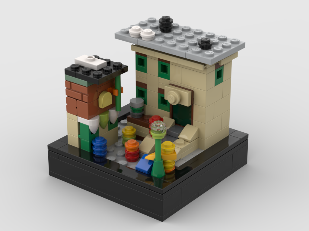MOC - Mini set 123 Sesame Street - 21324 - How to build it