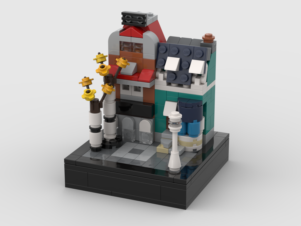 MOC - Mini SET 10270-1 - Bookshop - How to build it