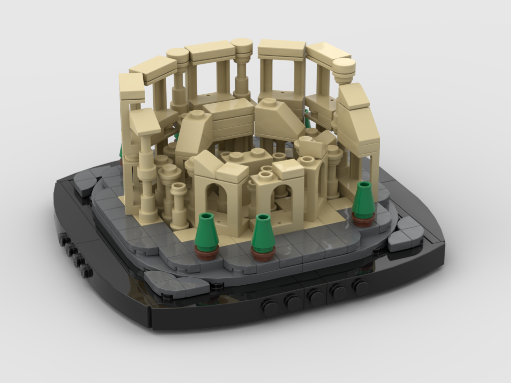 MOC - Mini SET 10276 The Colosseum - How to build it