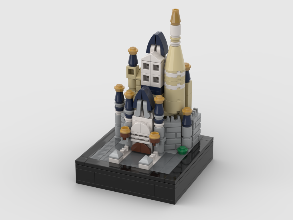 MOC - Mini SET 71040 - Disney Castle - How to build it