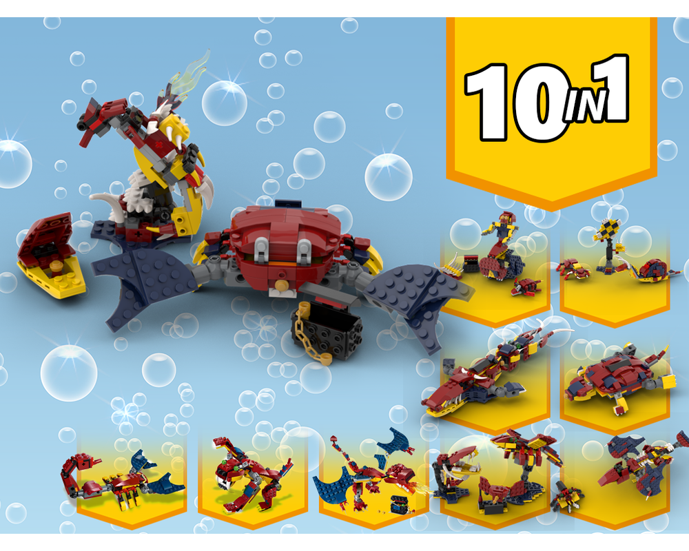 MOC - 31102 Alternative Build 10 in 1 | 7 MOCs - How to build it