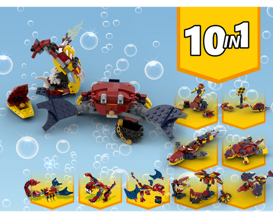 MOC - 31102 Alternative Build 10 in 1 | 7 MOCs - How to build it
