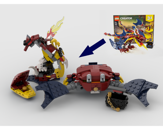 MOC - 31102 Sea Creatures Alternative Build - How to build it