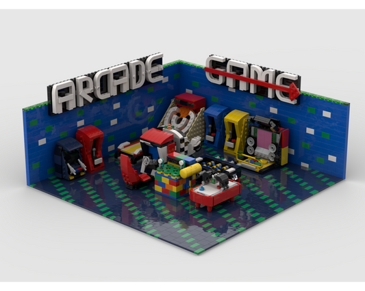 MOC - Arcade Game Center - How to build it