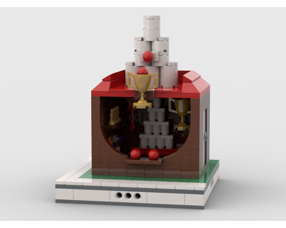 MOC - Bullet Throwing Stand for modular Amusement Park - How to build it