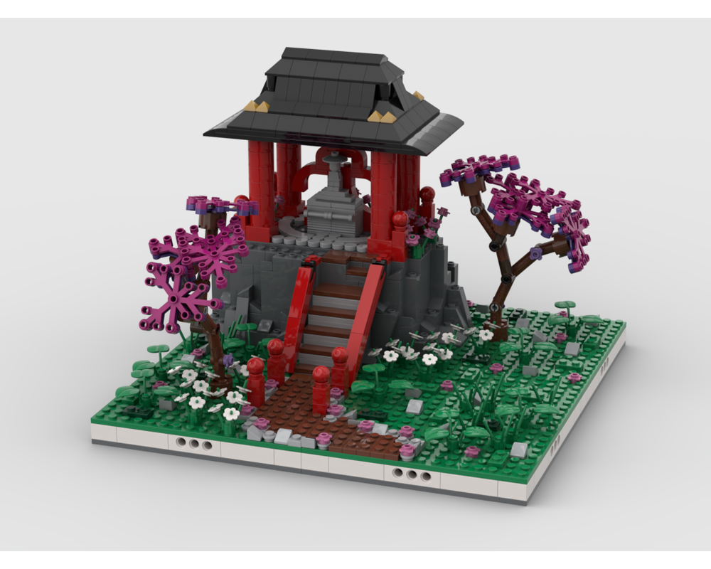 MOC - Chinese Temple Diorama - How to build it
