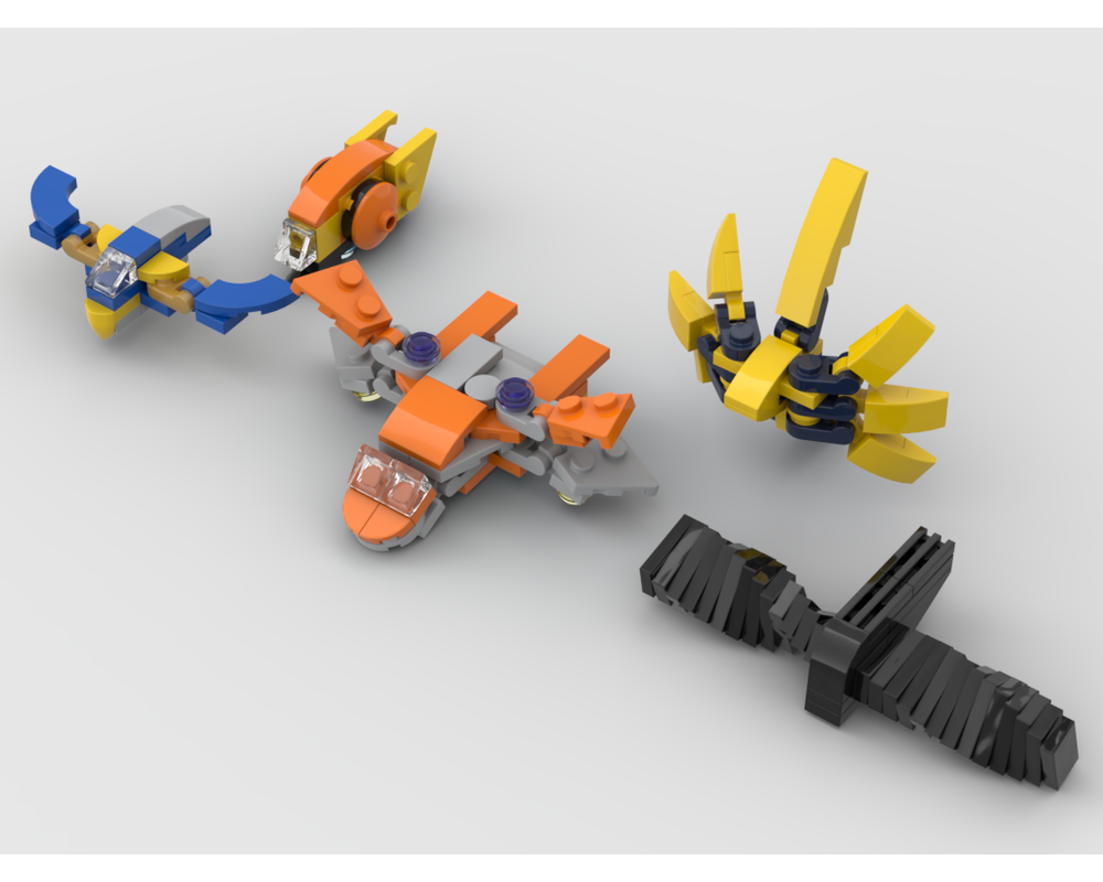MOC - Guardians of the Galaxy Mini Starship - How to build it