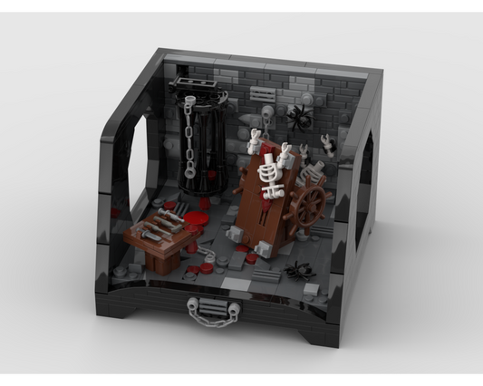 MOC - Medieval Dungeon with a special stand - How to build it