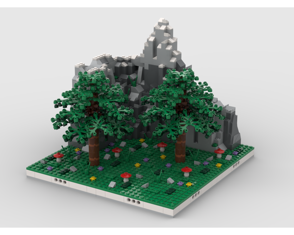 MOC - Mountain with Forest - How to build it