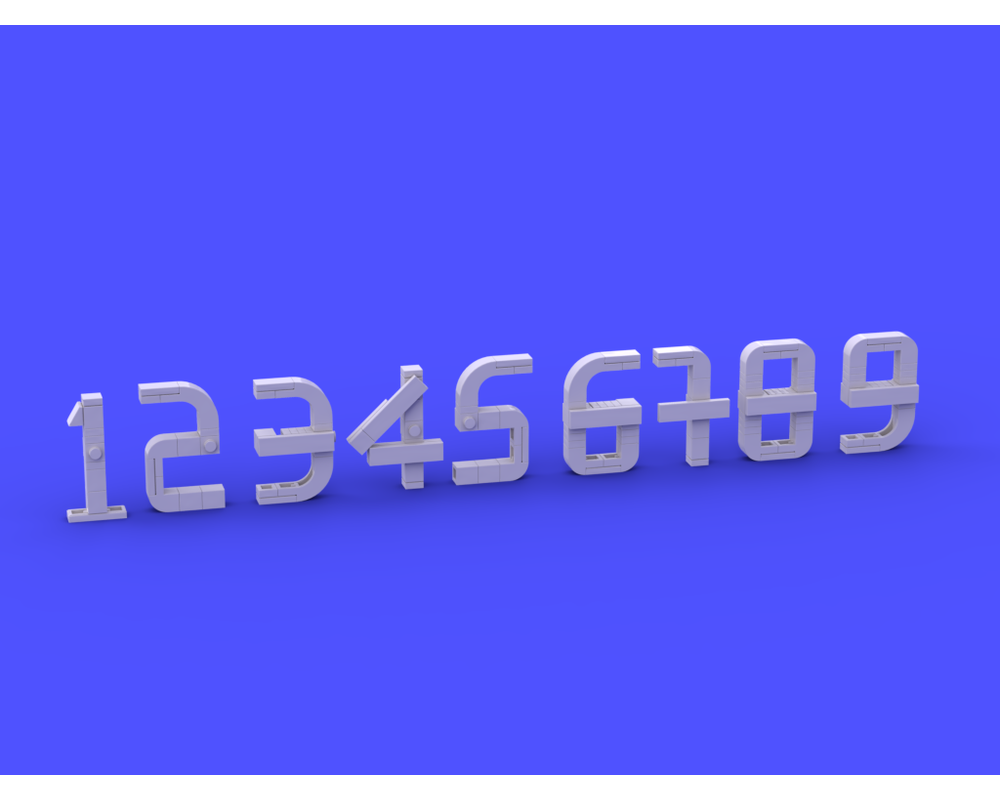 MOC - Numbers 1-9 - How to build it