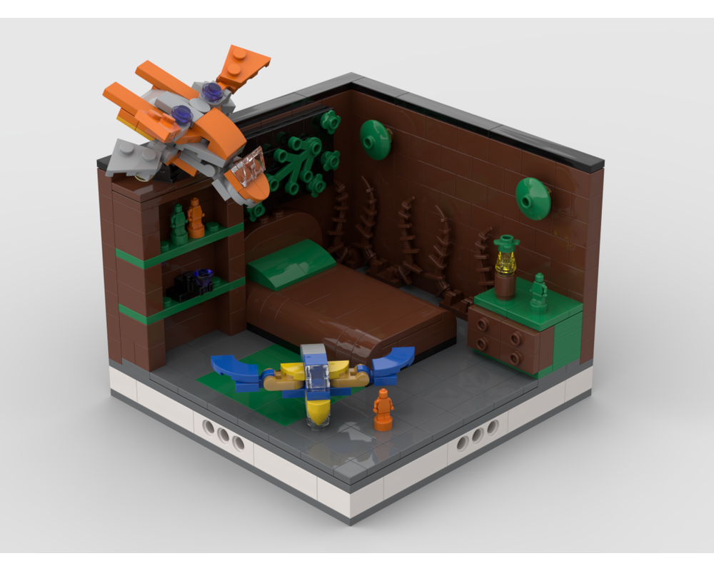 MOC - Super Heroes Room Design #12 - How to build it