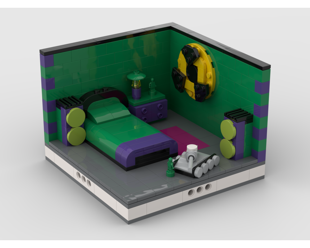 MOC - Super Heroes Room Design #13 - How to build it