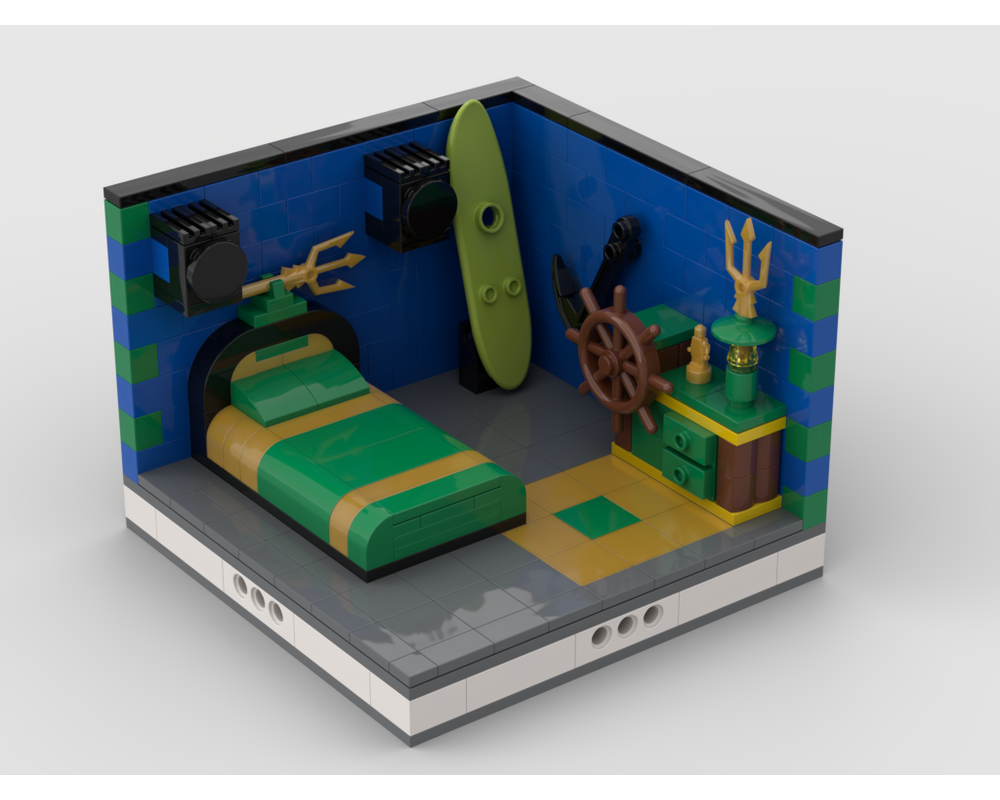 MOC - Super Heroes Room Design #6 - How to build it