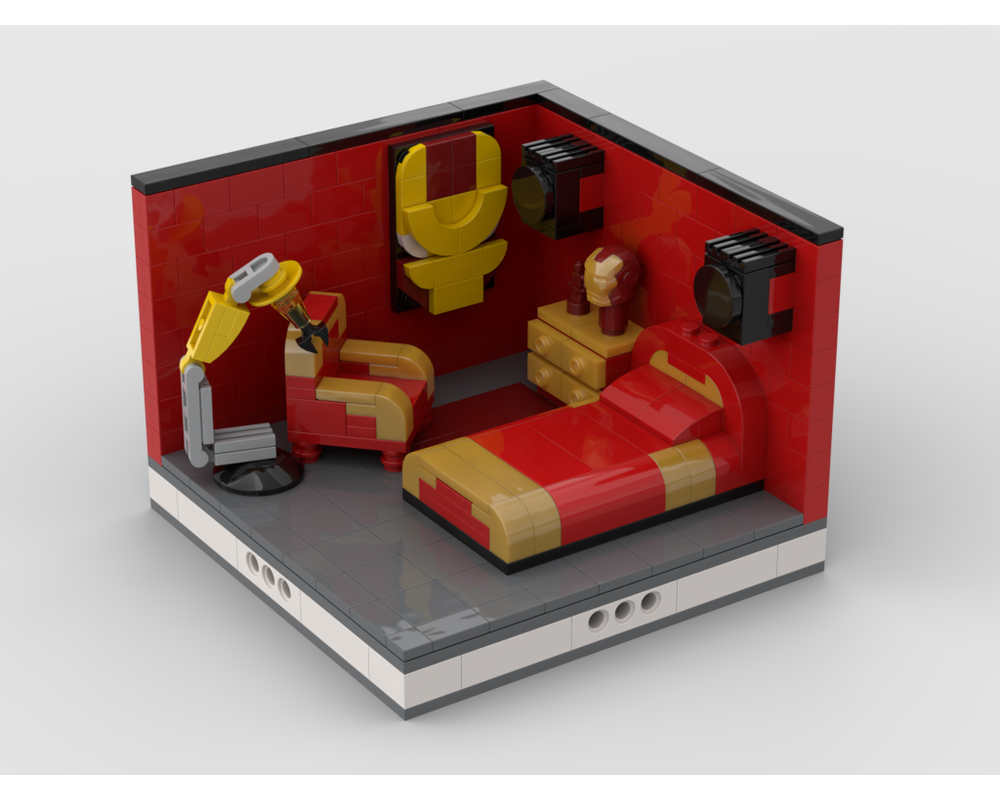 MOC - Super Heroes Room Design #8 - How to build it