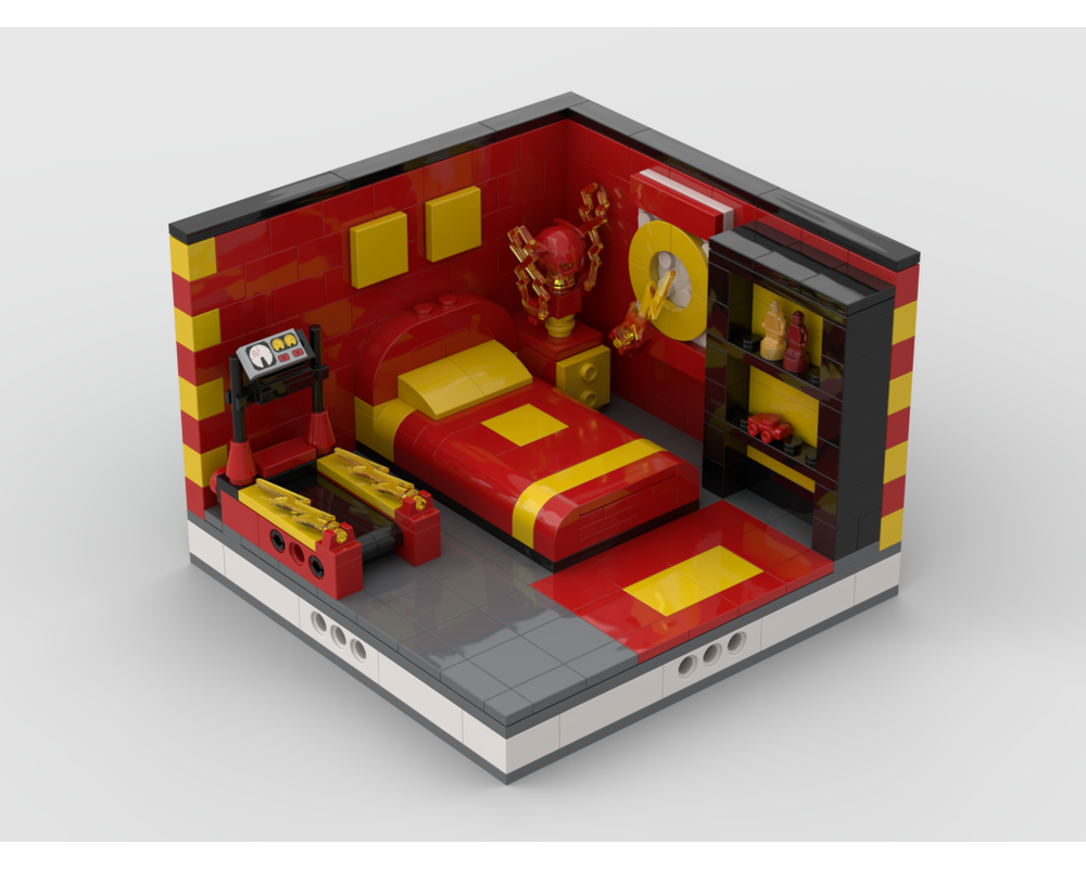 MOC - Super Heroes Room Design #9 - How to build it