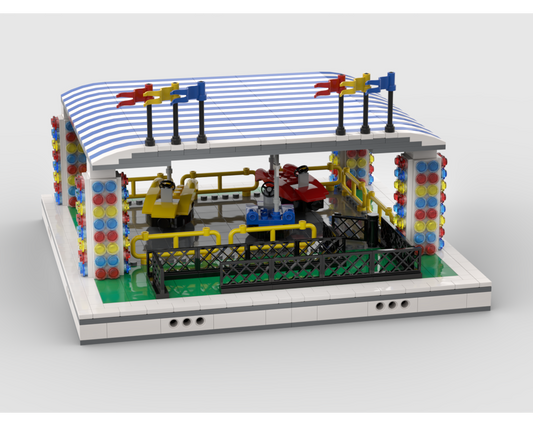 MOC - Bumper cars for modular Amusement Park - How to build it