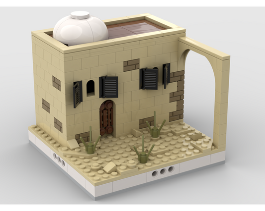 MOC - Desert House #8 for a Modular Desert village - How to build it