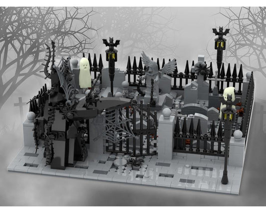 MOC - Modular Scary Cemetery - How to build it